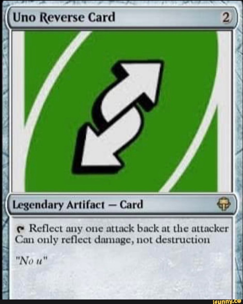 Uno Reverse Card Minecraft