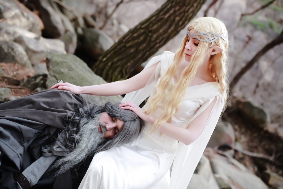 Mitrandir and Galadriel