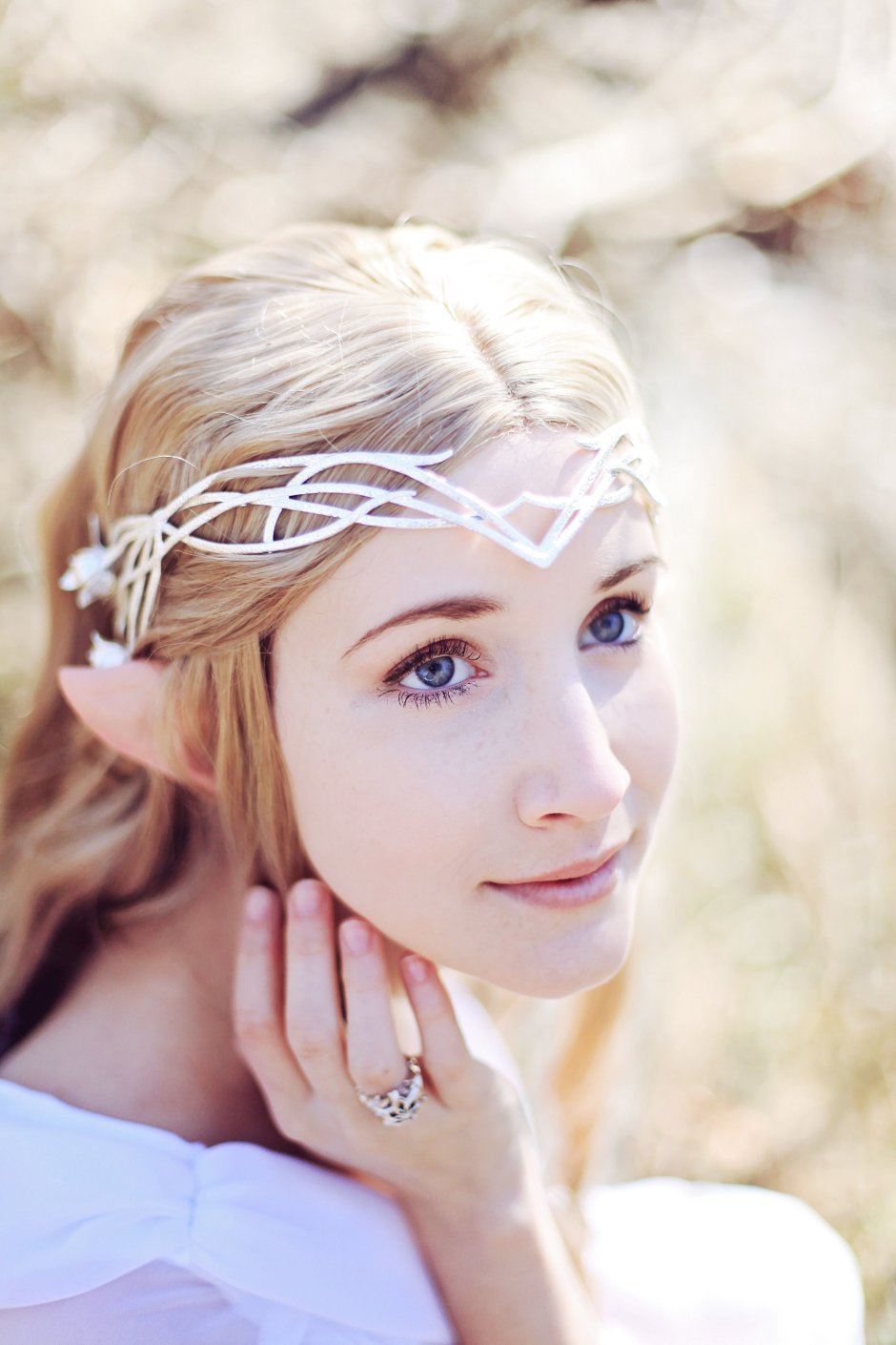 Galadriel cosplay photo shoot