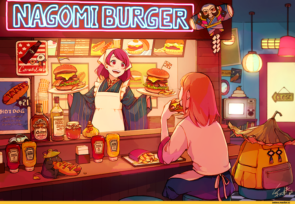 Cosplay on McDonald's