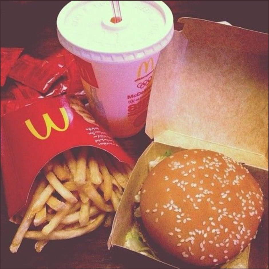 Food aesthetics fast food