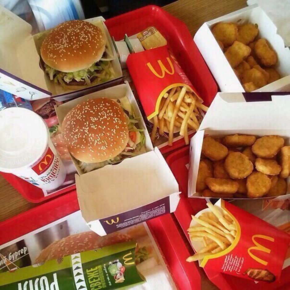 McDonald's menu 1991