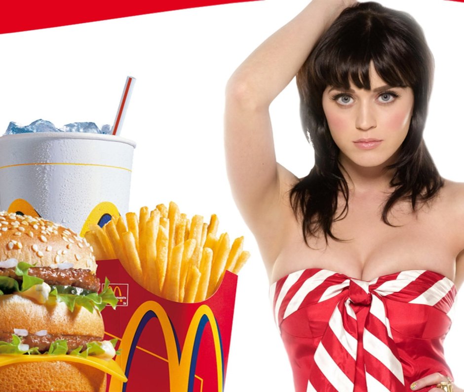 Girl in McDonald's
