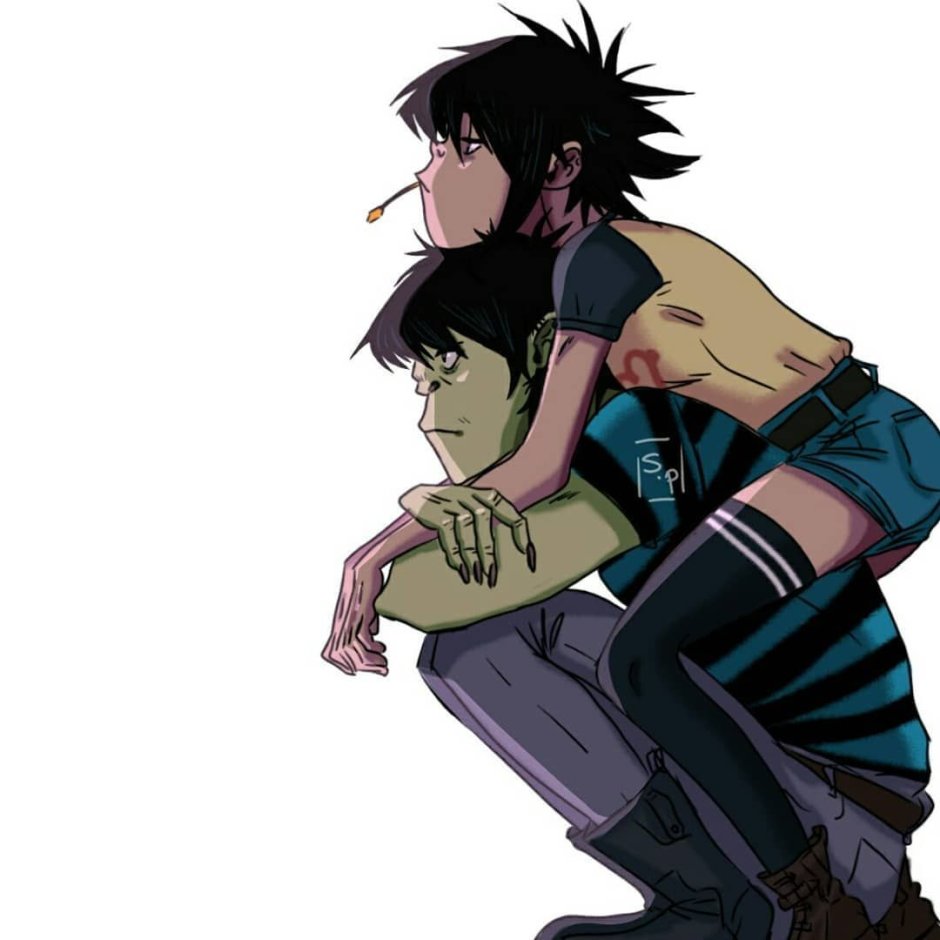 Gorillaz Nudl and Murdok