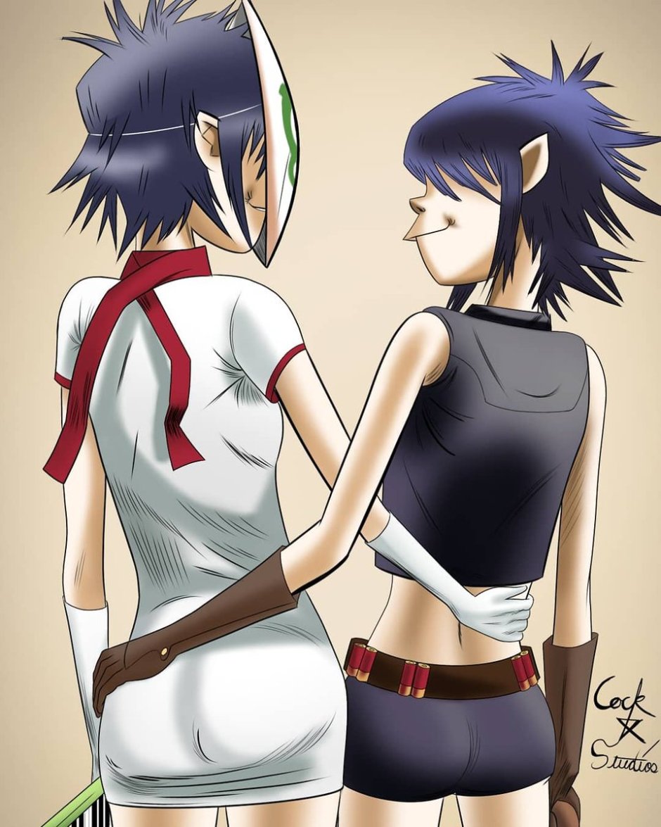 Gorillaz characters Nudl 18