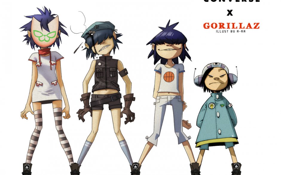Gorillaz Full Body Poses