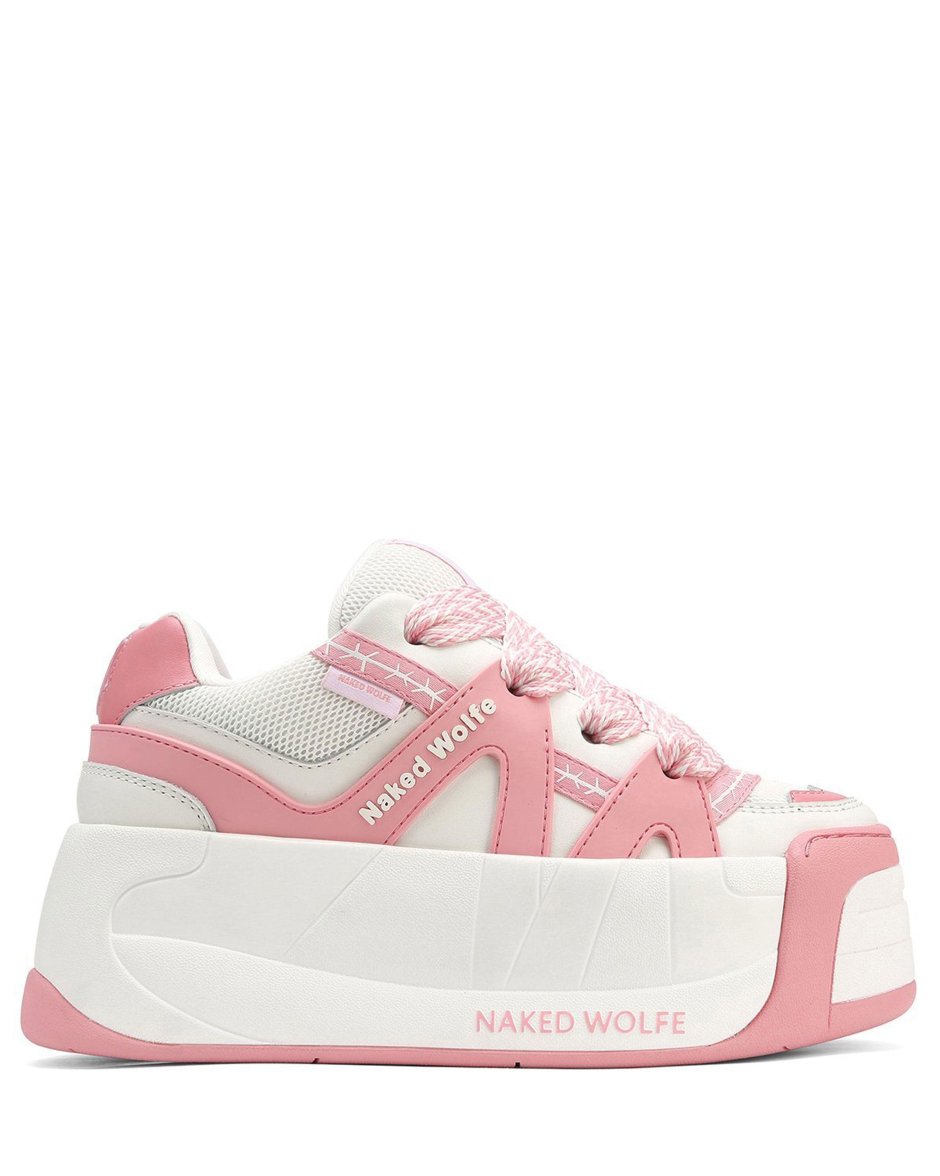 Naked wolfe pink sneakers