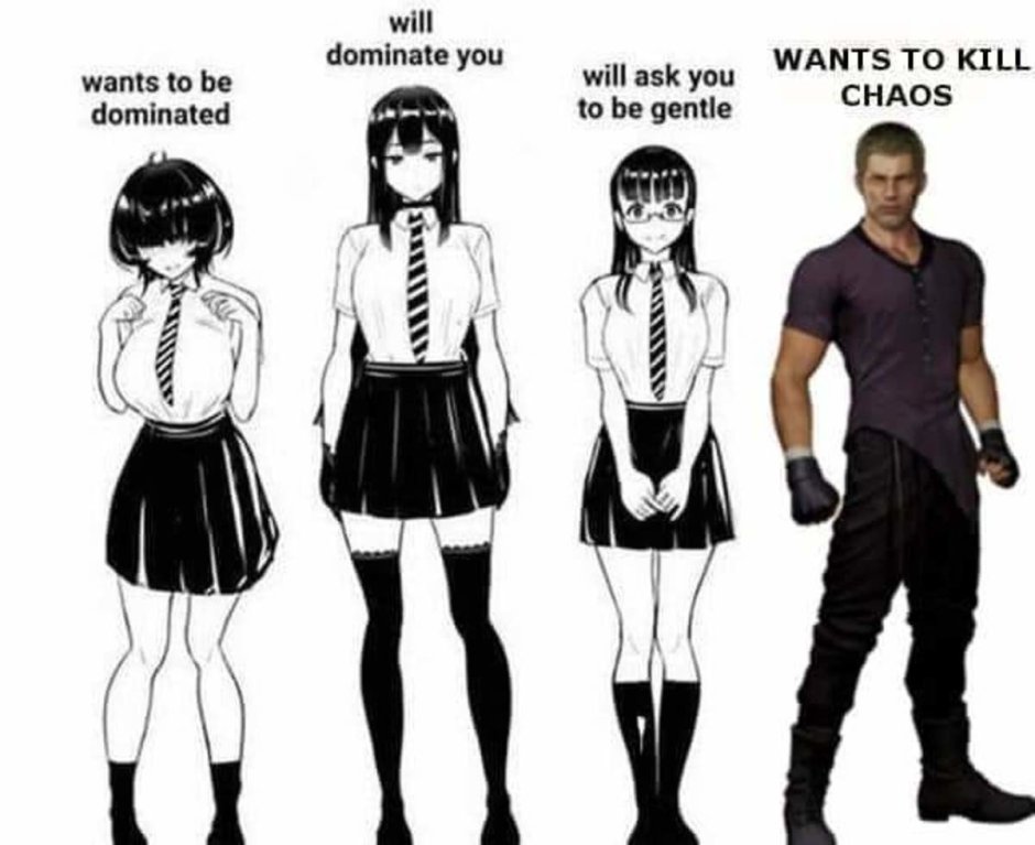 Wants to dominate you