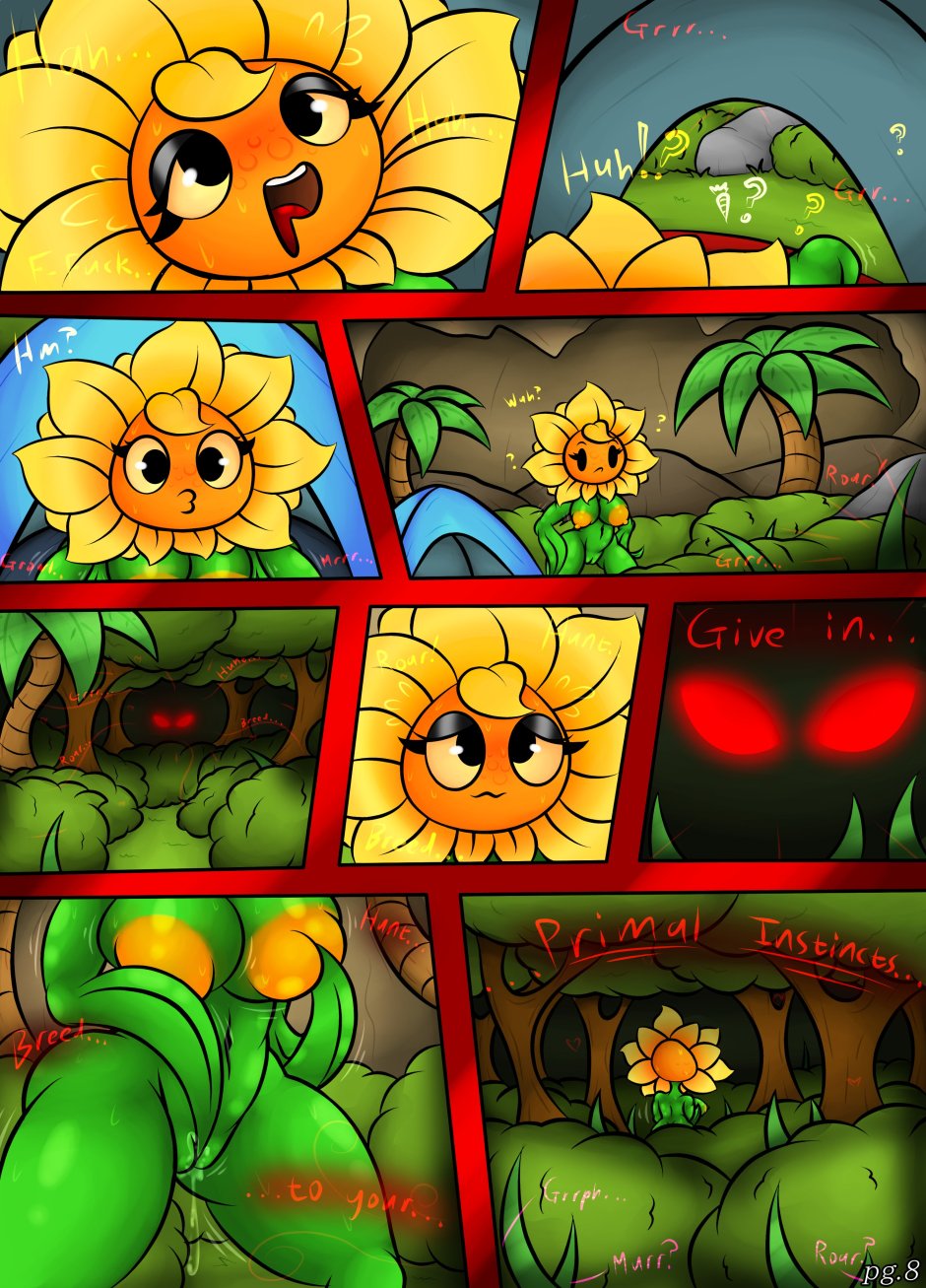 Plants VS Zombies Rule34 Sunflower Tits