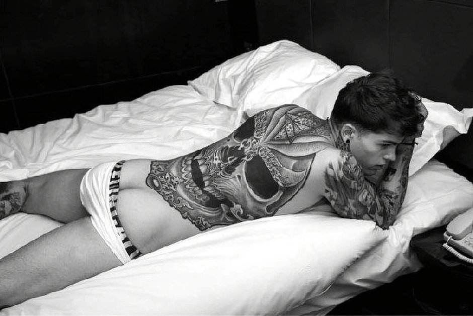 Tattoo guy and cute girl