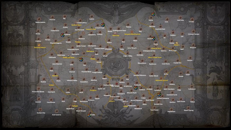 Atlas map POE