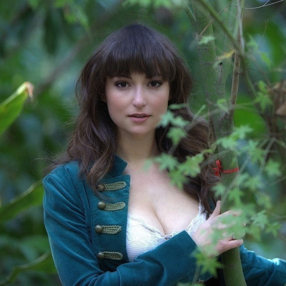 Milana Vayntrub Bust size bust