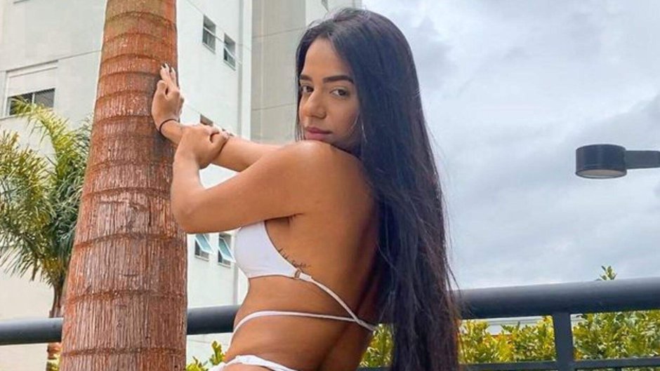 Brown in the dress