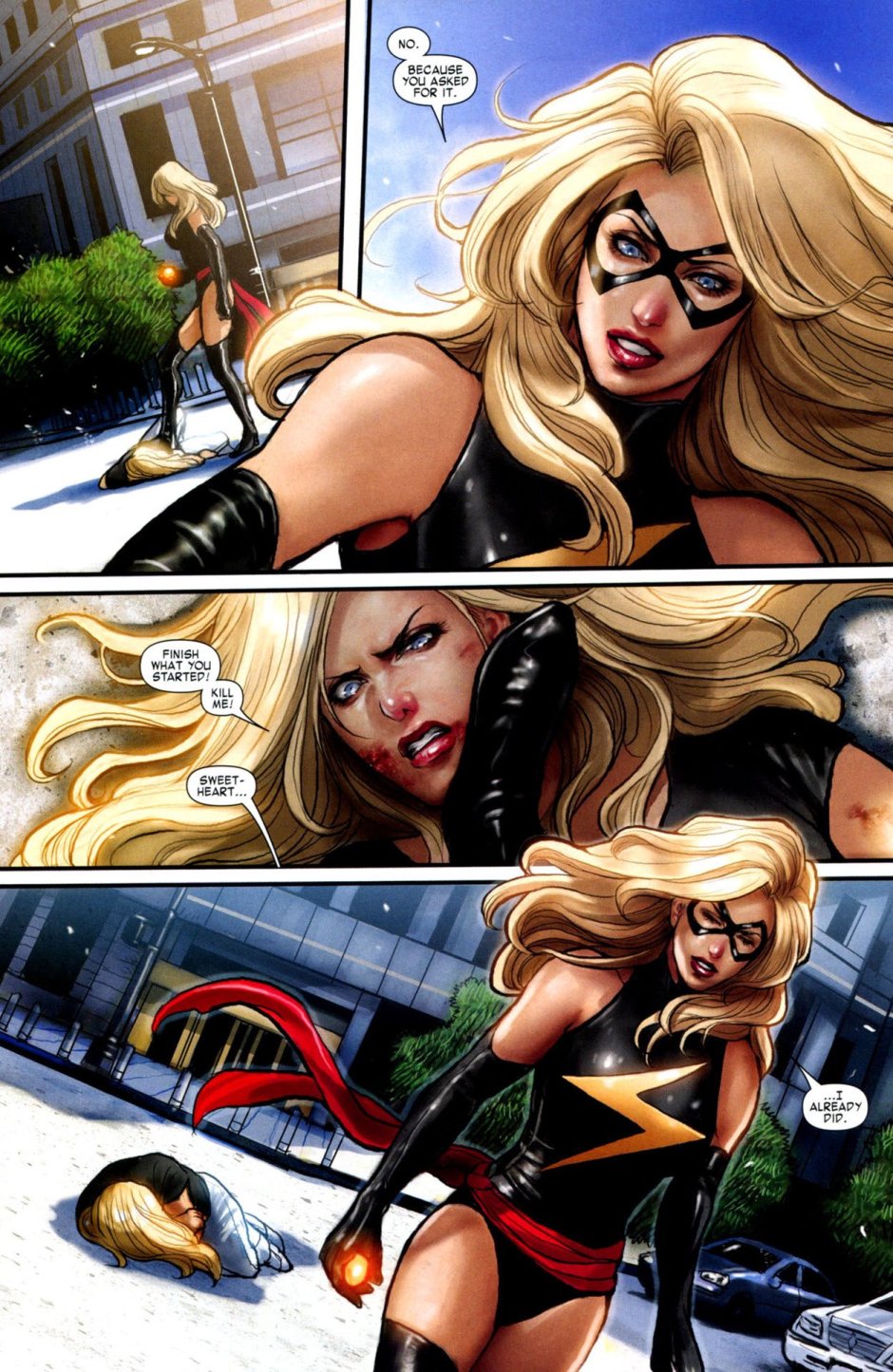 Munstone and Captain Marvel Yuri