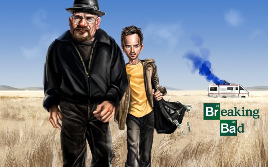 Walter White and Jesse Wallpaper