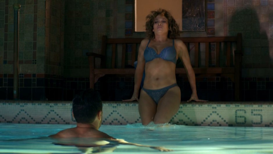 Jennifer Lopez in the pool
