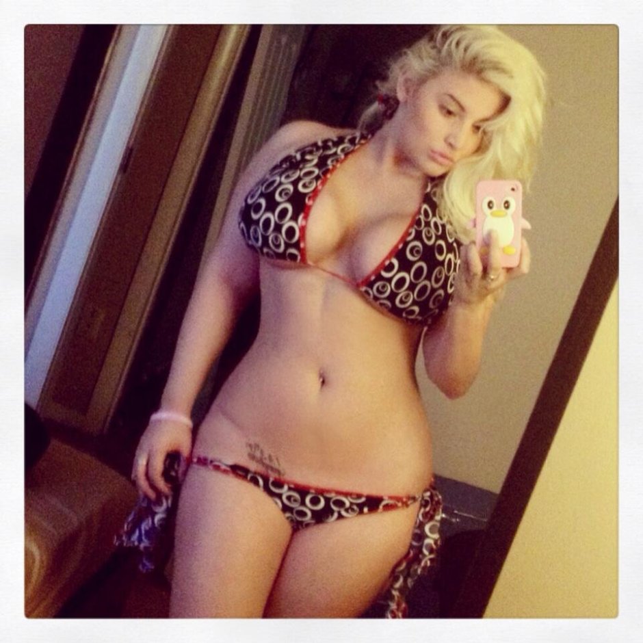 Ashley Alexiss from behind