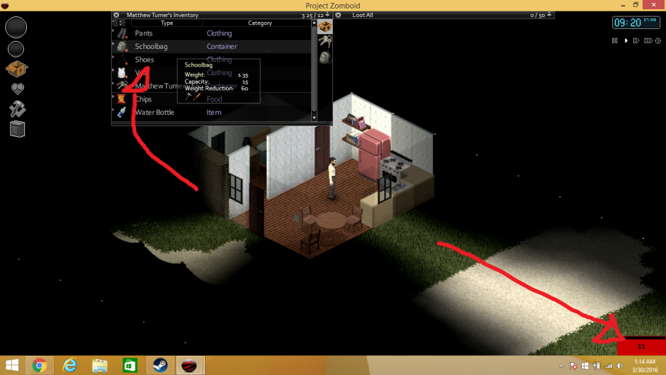 Prostect Zomboid 2012