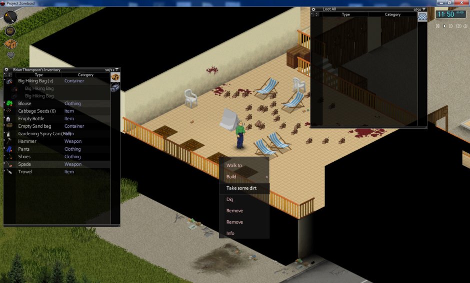 Prostect zomboid how to make a farm on the roof