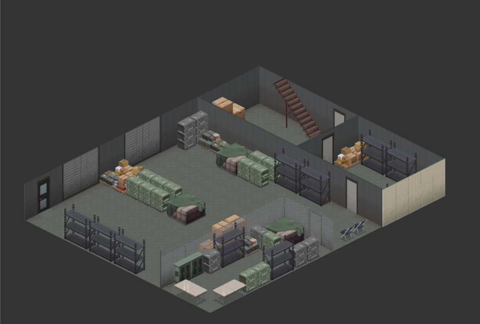 Fort Knox Zomboid map