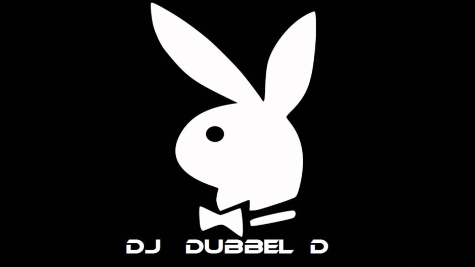 The playboy logo is red