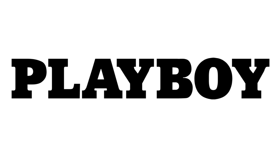 The logo of the magazine playboy