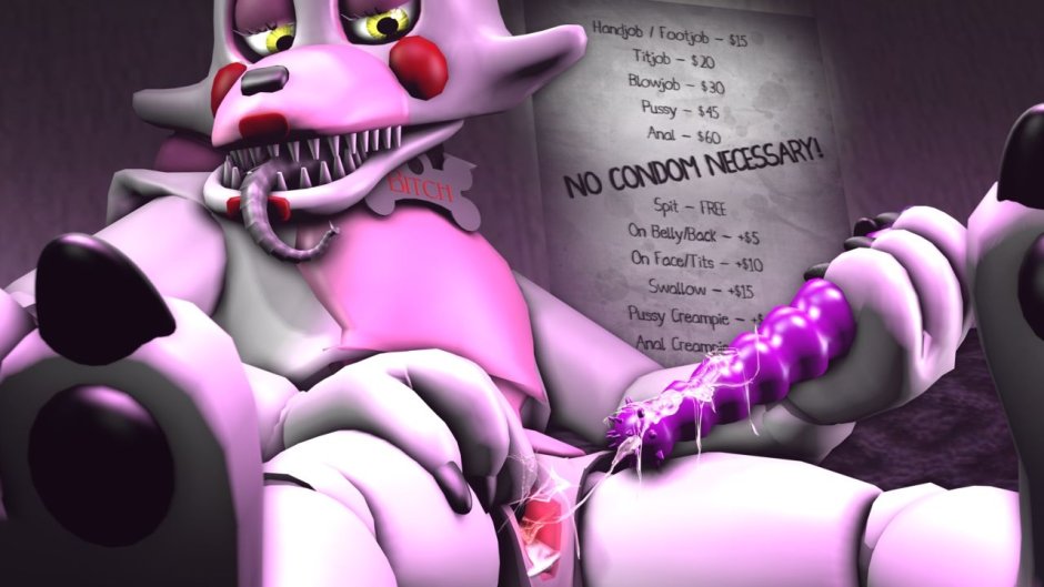 Mangle animatronics masturbation