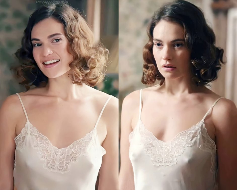 Lily James Topless