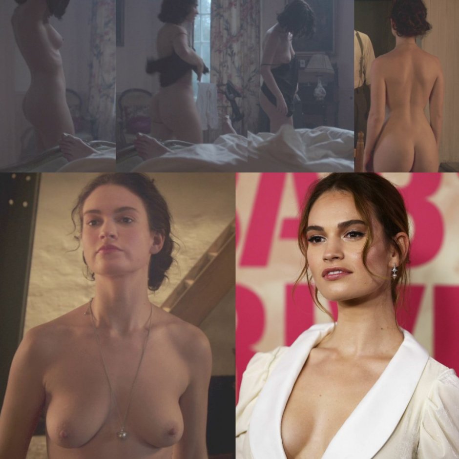 Naked Lily James