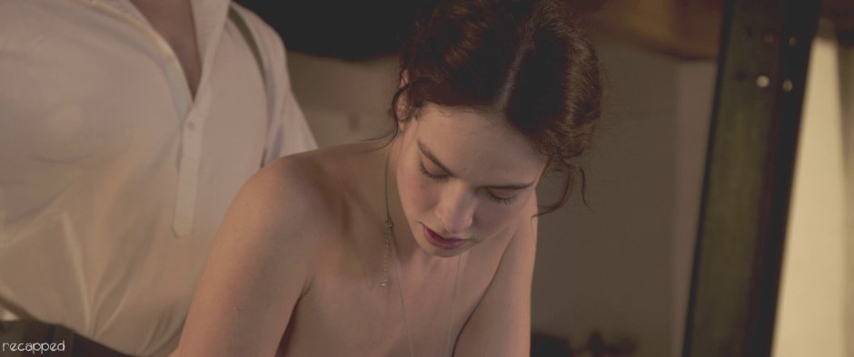 Lily James Naked without panties