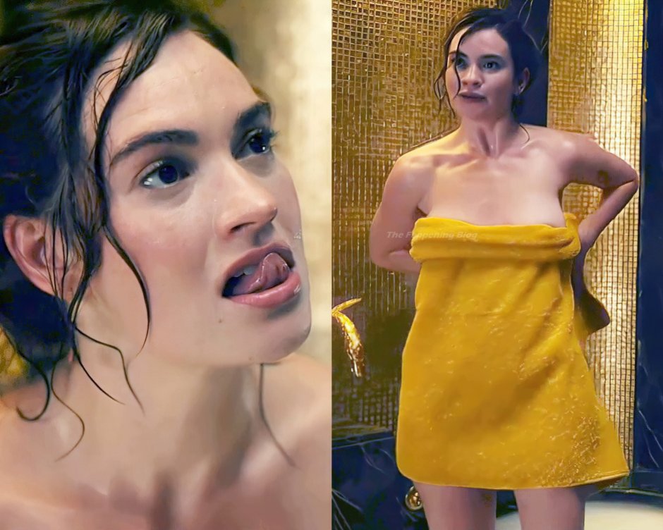 Lily James Porn actress