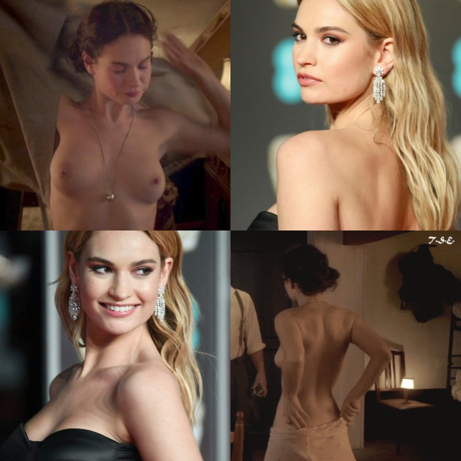 Actress Lily James Naked