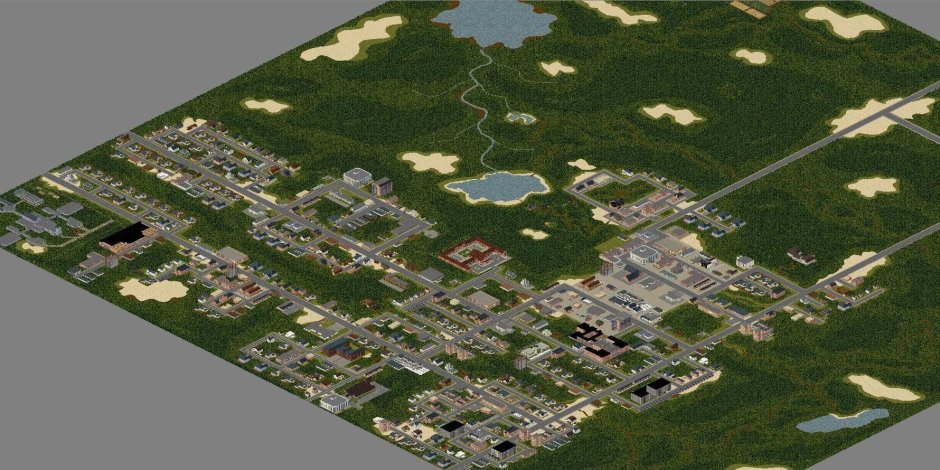 Bedford Falls Project Zomboid map