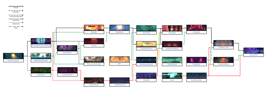 DEAD CELLS 2021 map