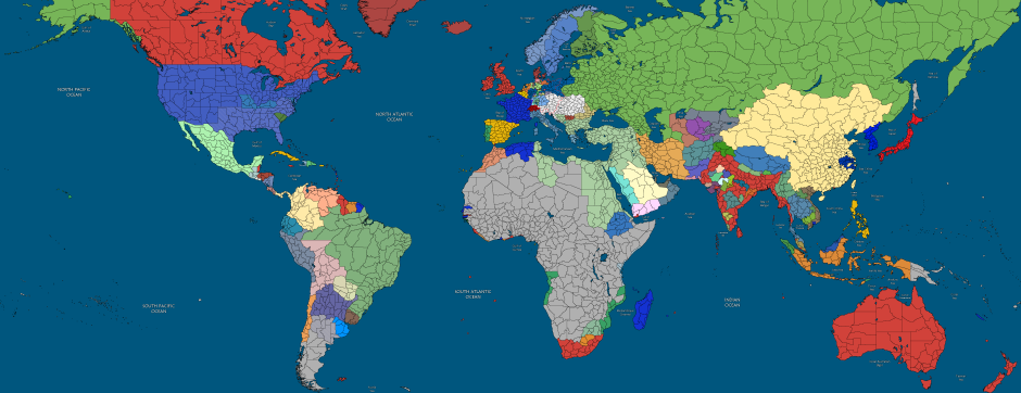 World Map Victoria 2