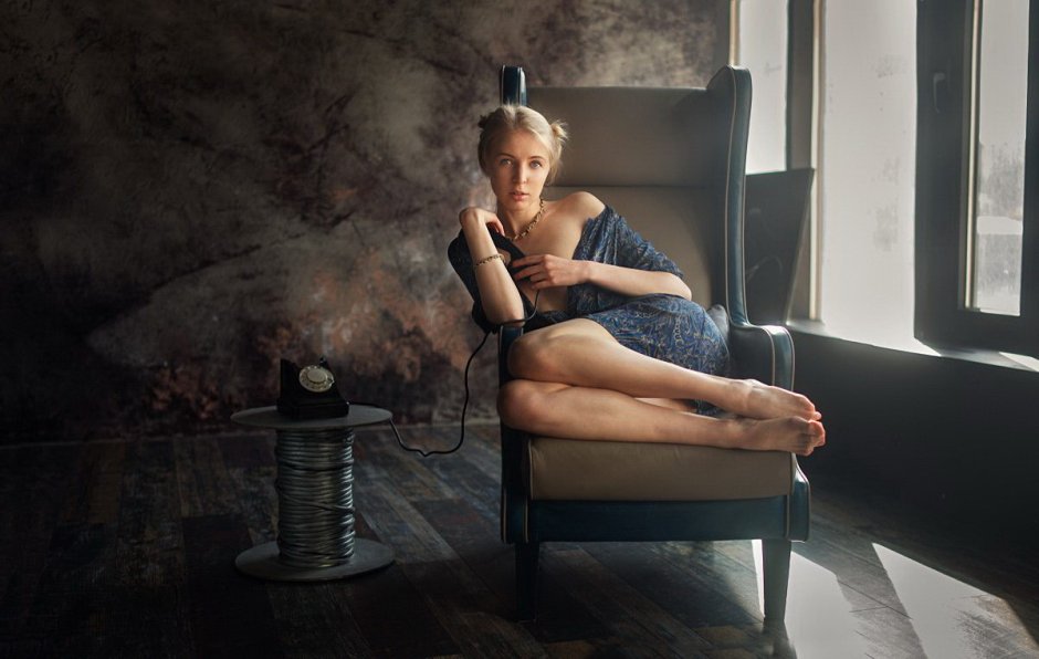 Vyacheslav Shcherbakov, model Kate Kostyanetskaya