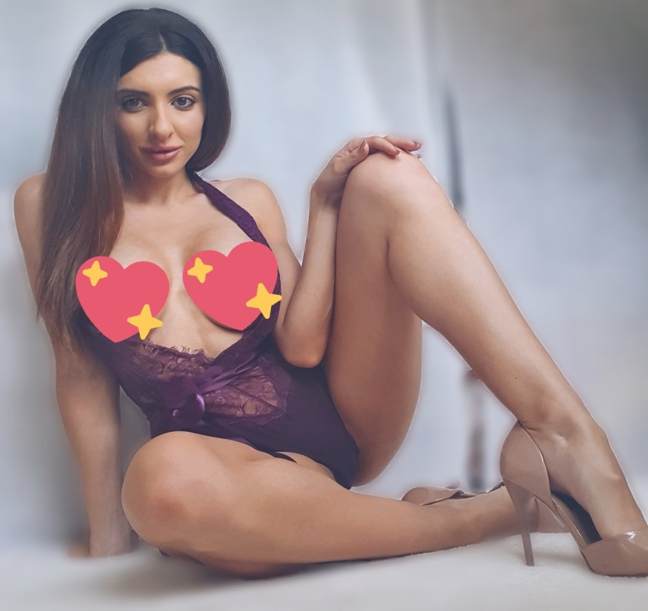 Angela Brockman in a swimsuit