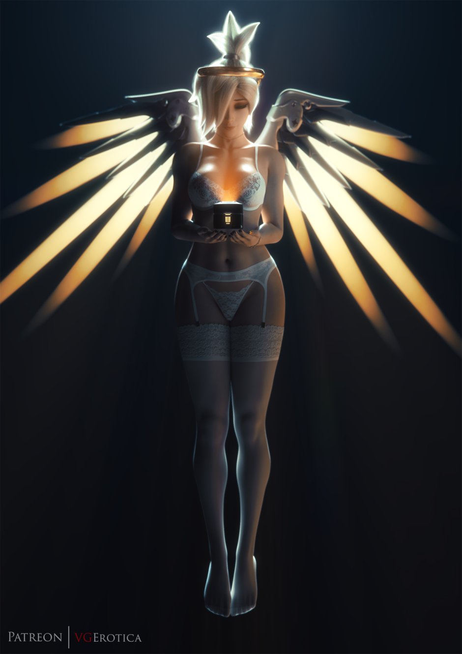 Widowmaker and Mercy Vgerotica Art