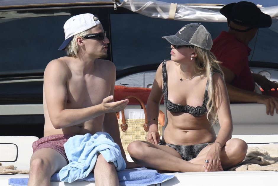 Lily Reinhart in a swimsuit