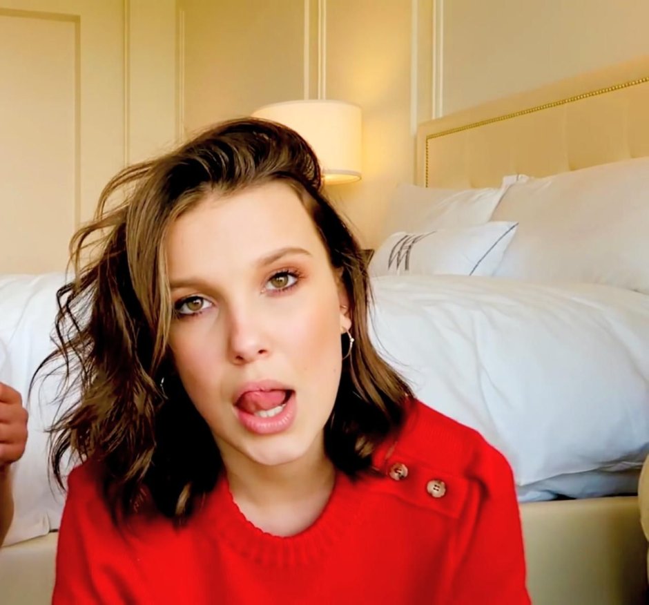 Millie Bobby Brown Tongue