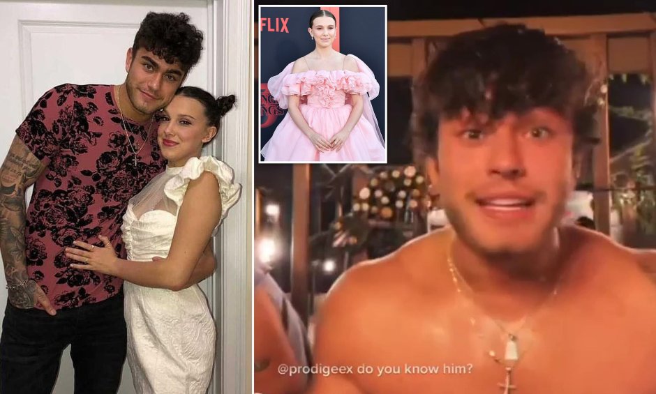 Jake Bonjovi and Millie Bobby Brown
