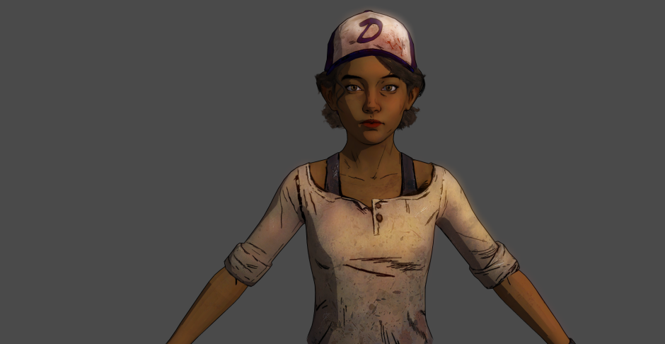 Clementine The Walking Dead New Frontier in full height