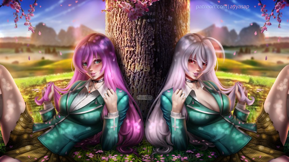 Rosario Vampire Anime Art