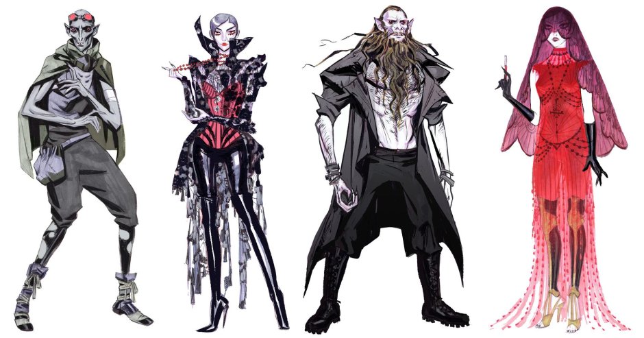 Vampire transformation comic