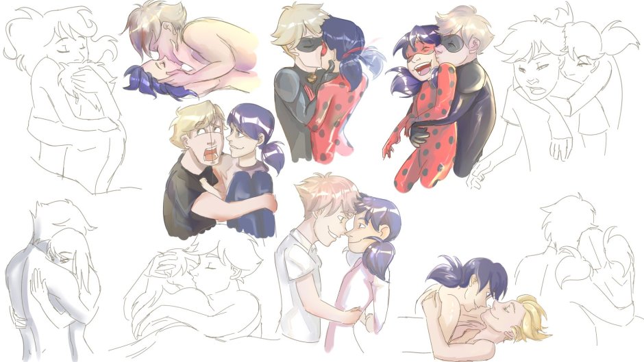Marinette and Adrian Love 18