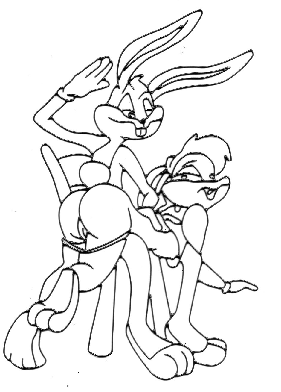 Girl in a rabbit suit XXX