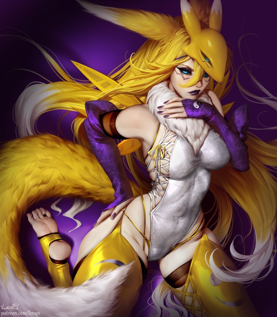 Hentai Renamon Masturbation