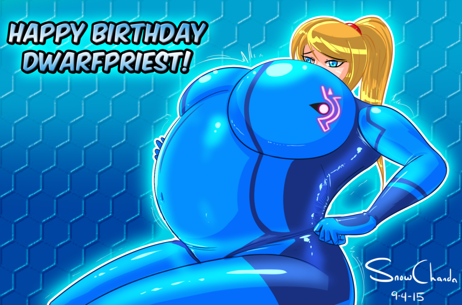 Samus Aran Big Belly Hentai Inflation