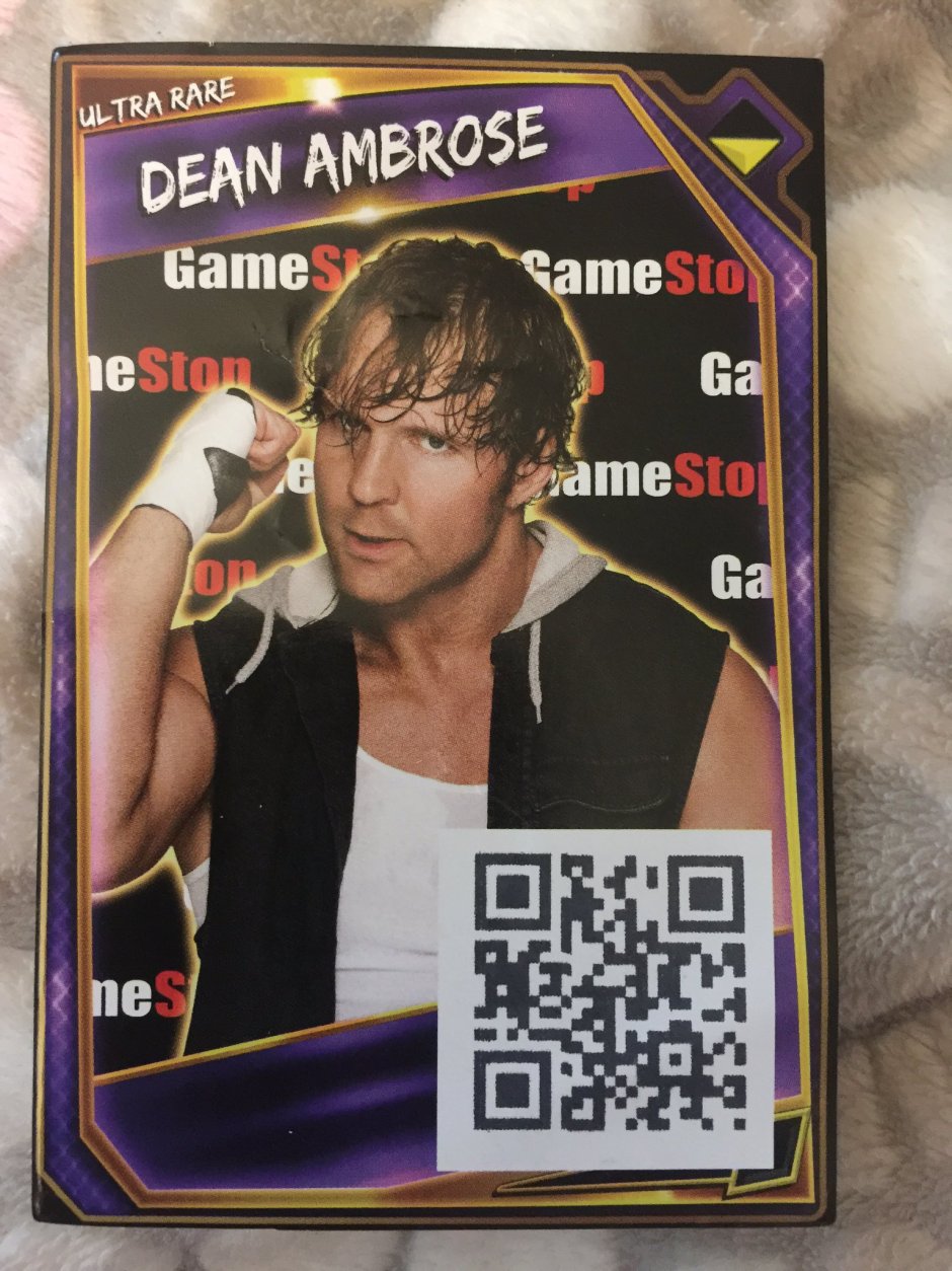 QR codes WWE SUPERCARD 2022