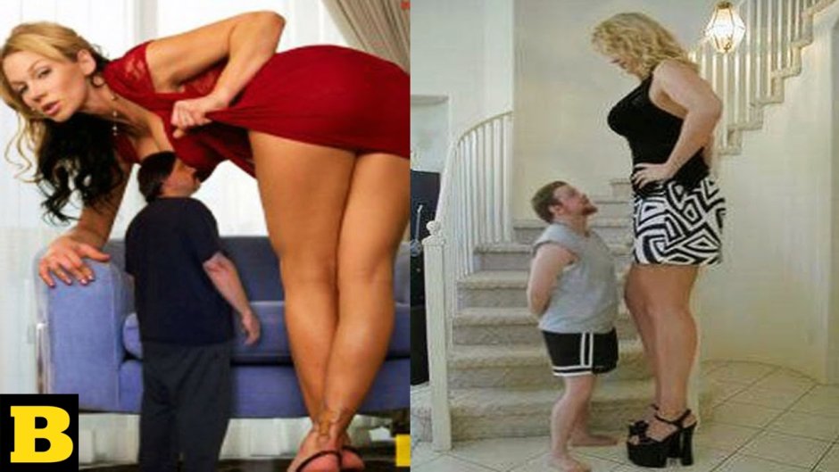 Ekaterina Lisina with dwarf